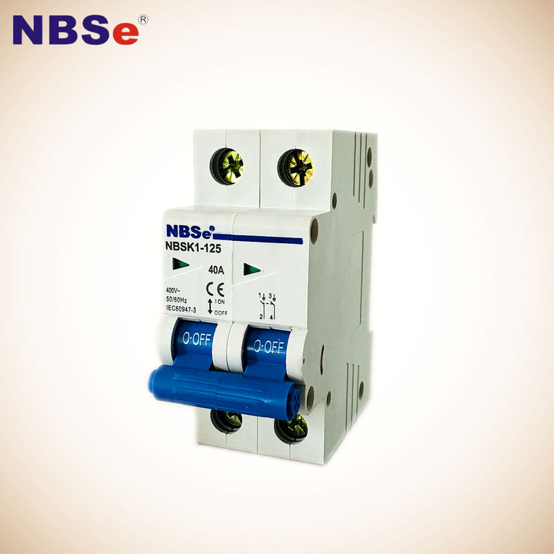 2P 40A Main Electrical Isolator Switch NBSK1-125  Double Contact Design